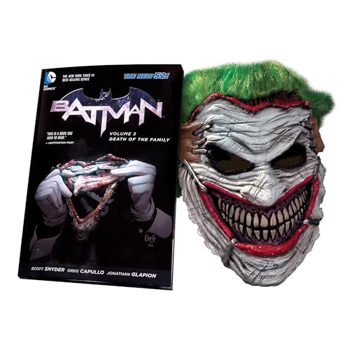 Capa do Livro Batman, Volume 3: Death of the Family Book & Mask Set [With Joker Mask] - Snyder, Scott