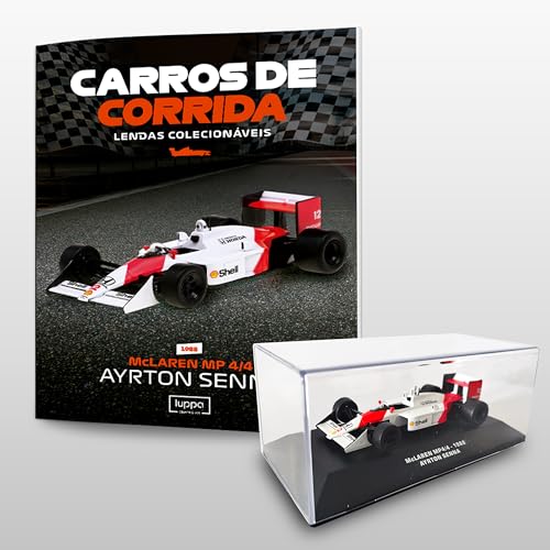 Capa do Livro LUPPA McLaren MP4/4 1988, Ayrton Senna, Fórmula 1/Carro Metálico Diecast/Carro em Escala e Série Colecionáveis: MCLAREN MP 4/4 1988 AYRTON SENNA BRITISH GP - Luppa Solutions
