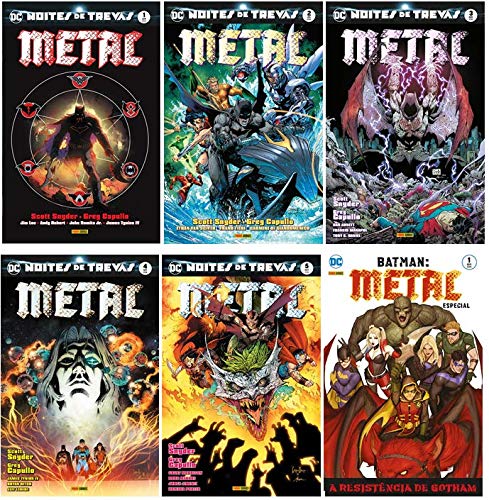 Capa do Livro Noites De Trevas Metal - Batman Especial (6 Edições) - Scott Snyder